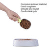 Pet Food Scoop with Bag Clip | White & Grey | Cat & Dog Food