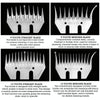 HILDA Power Wool Scissors Blades For Wool Pushers, Specification: 13 Toothed Curved Blade