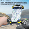 Motorcycle Bicycle Phone Riding Holder Bracket (Yellow)