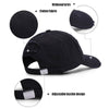 Washed Baseball Cap Casual Retro Shading Distress Torn Cap, Size:One Size(Creamy-white)