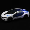 3D Supercar Style Electric Toy With Wheel Lights Music Singing Kids Boys Girls Gift Electric Universal(As show)