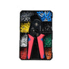 800pcs /Set Tube-Type Cold-Pressed Terminal Block Crimping Pliers Plastic Box Set