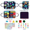 Toddler Montessori Busy Board DIY Children Sensory Early Learning Educational Toy(3 Pages)