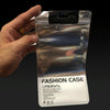 100 PCS Phone Case Packaging Bag Silver Plated Aluminum Self Sealing Bag, Specification:11x19cm(For 4.7-5 inch)
