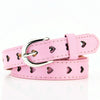 Dandali DC141 Women Pinching Belt Cutout Heart Belt, Length (cm): 95-115cm(Pink)