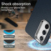 For Samsung Galaxy S24 FE 5G Carbon Fiber Series IMD Phone Case(Blue)