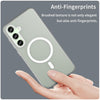 For Samsung Galaxy S24 FE 5G MagSafe Frosted Translucent TPU + PC Full Coverage Phone Case(White)