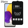 For Samsung Galaxy A72 25pcs High Aluminum Large Arc Full Screen Tempered Glass Film