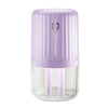 T06 Large-Capacity Atmosphere Night Light Household Dual Spray Air Humidifier, Color: Purple Battery