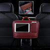 Car Front Seat Hanging Bag Mobile Phone Storage Bag (Wine Red)