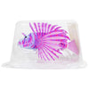 Silicone Lionfish Aquarium Ornament, Purple, Glowing, 11.5cm