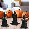 6pcs /Set Halloween Decoration 3D Candlestick Ornament Haunted House Table Arrangement Ghost Festival Supplies