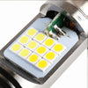 PX15D DC12V / 7.4W Motorcycle LED Headlight with 24LEDs SMD-3030 Lamp Beads (Yellow + White)