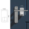 Children Safe Lock Door Handle Fixed Anti-Opening Lock(White)
