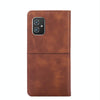 For Asus ZenFone 8 ZS590KS Cow Texture Magnetic Horizontal Flip Leather Phone Case(Dark Brown)
