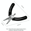 ARCTIC TIGER AT-180 Toothless Elbow Needle Nose Mini Palm Stainless Steel Cutting Plier Jewelry Making Handmade Plier