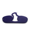 Clip-nose Reading Glasses Portable Reading Mirror No Mirror Leg Glasses, Degree: +150(Blue)