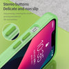 For iPhone 13 MagSafe Frosted Translucent TPU + PC Full Coverage Phone Case(Green)