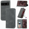 For Google Pixel 7 Pro 5G Retro Skin Feel Magnetic Leather Phone Case(Grey)