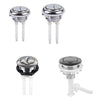 Toilet Tank Stainless Steel Spring Single and Double Buttons, Spec: 1 Button 38mm