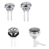 Toilet Tank Stainless Steel Spring Single and Double Buttons, Spec: 2 Buttons 58mm