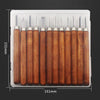 12 in 1  Wood Carving Chisels Knife Basic Woodcut Working Handmade Rubber Stamps Hand Tools