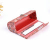 Mini with Mirror Portable Makeup Box Lipstick Box(Orange)