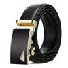 Dandali Casual Men Automatic Buckle Belt Business Soft Leather Pants Band, Length (cm): 110cm(ZD-23)