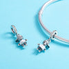 S925 Sterling Silver Clever Boy Beads DIY Bracelet Necklace Accessories