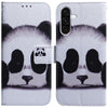 For Samsung Galaxy A26 5G Coloured Drawing Flip Leather Phone Case(Panda)