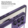 For Samsung Galaxy S24 Ultra 5G Carbon Fiber Texture MagSafe Translucent Phone Case(Purple)