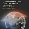 SOMAN Motorcycle Four Seasons Carbon Fiber Half Helmet, Color: FRP Bright Black(L)
