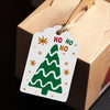 100pcs / Pack Christmas Kraft Paper Tag Gift Wrap Card Set(L-30)
