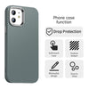 For iPhone 12 Carbon Fiber Series IMD Phone Case(Grey)