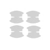 Car Door Handle Anti-scratch Protection Transparent Stickers Anti-collision Strips, Specifications: 4pcs Handle Bowl