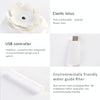 Lotus Ceramic Nano Spray Hydrating Aroma Humidifier Air Purifier(Green Flower + White Body Ceramic)