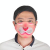 Fun Scary Horrible Mask Party Halloween Clown Latex Half Face Masks for Adult / Children, Random Style Delivery