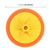 Polishing Disc Car Polishing Machine Dedicated Sponge Wheel Wax Polishing Sponge Decontamination Sponge,Screw Hole Diameter:16mm