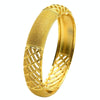 B-36 24K Gold Plated Bracelets Women Wedding Sand Gold Bracelet