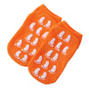 4 Pairs Anti-slip Dotted Rubber Trampoline Socks Toddler Socks For Children 1-5 Years Old(Orange Red)