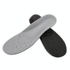 1 Pair PU Breathable Soft Sports Shock-absorbing Insole Sweat-absorbent Foot Pad Elastic Shoe Insert, Size: M(6-9 Yards)(Black)