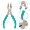 Handmade Jewelry Plier Nylon Accessories DIY Tools Wire Wrap Clamp, Style: Blue 6-section Plier