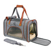 LDLC QS-012 Pet Carrier Bag, Breathable, Foldable, Grey, For Small Pets