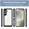For Samsung Galaxy S25 5G Colorful Series Acrylic Hybrid TPU Phone Case(Black)