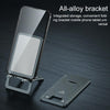 029 Desktop Portable Folding Aluminum Alloy Phone Holder(Black)