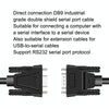 DTECH RS232 Serial Direct Line DB9 Extension Line Male to Female 1.5m