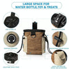 Dog Treat Training Pouch with Bowl | Oxford Canvas | Adjustable Belt