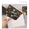 6pcs / Set Christmas Gift Greeting Card Holiday Greeting Message Card(Thank You Greeting Card)