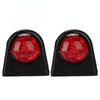 MK-249 10-30V 8LEDs Red And White Truck Round Side Light(Red White)