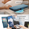 For Samsung Galaxy S25 Ultra 5G CaseMe 023 Butterfly Buckle Litchi Texture RFID Anti-theft Leather Phone Case(Blue)